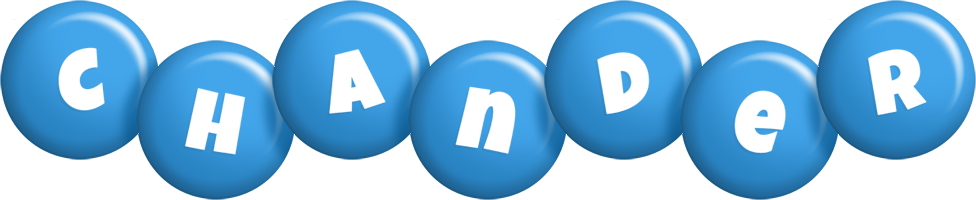Chander candy-blue logo