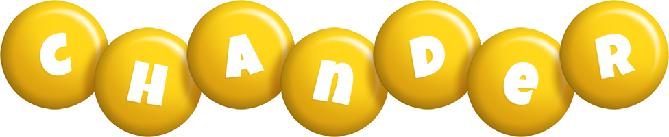 Chander candy-yellow logo