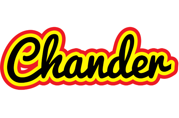 Chander flaming logo