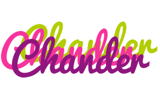 Chander flowers logo