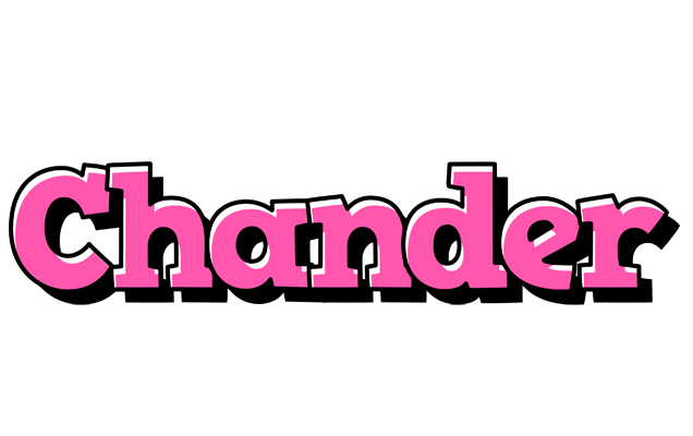 Chander girlish logo
