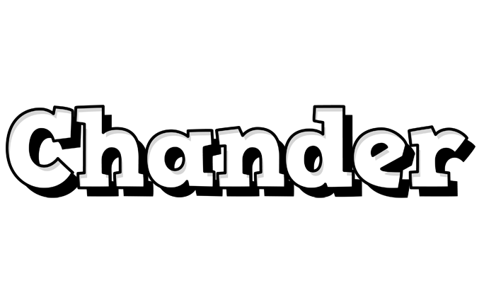 Chander snowing logo