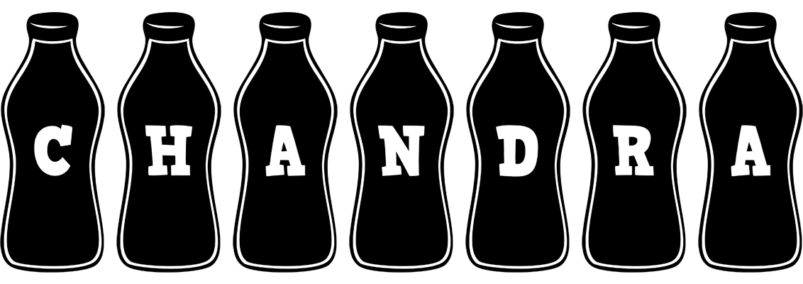 Chandra bottle logo