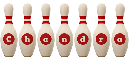 Chandra bowling-pin logo