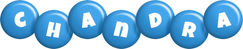 Chandra candy-blue logo