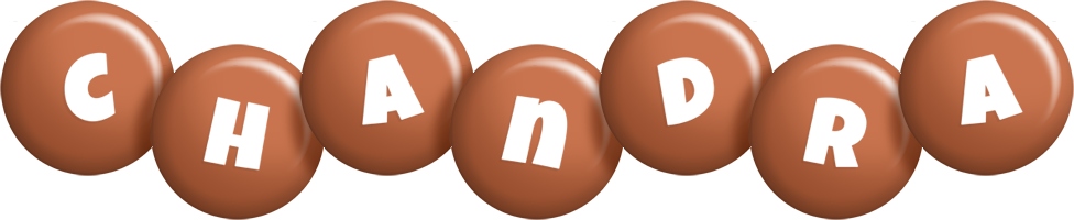Chandra candy-brown logo