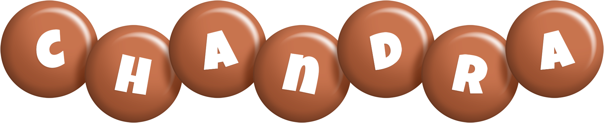 Chandra candy-brown logo