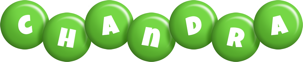 Chandra candy-green logo