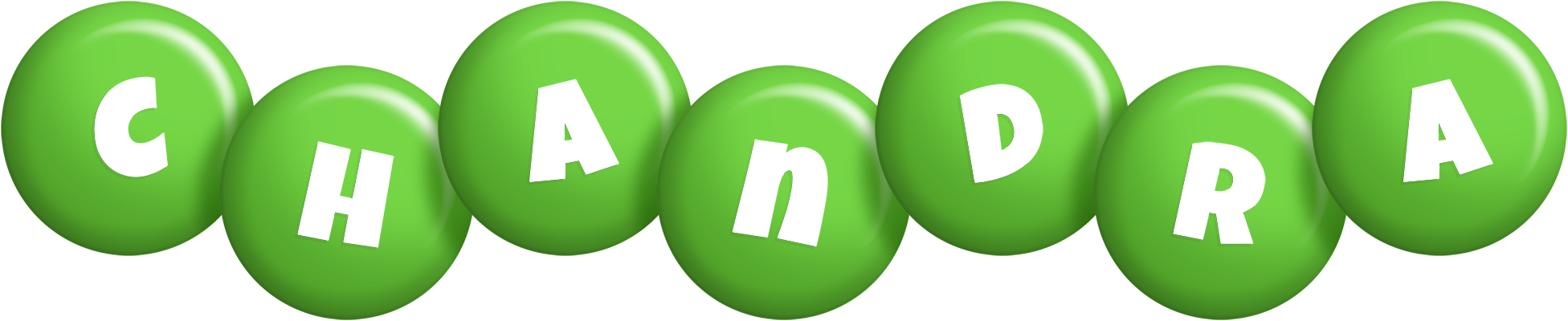Chandra candy-green logo