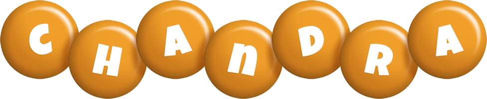 Chandra candy-orange logo