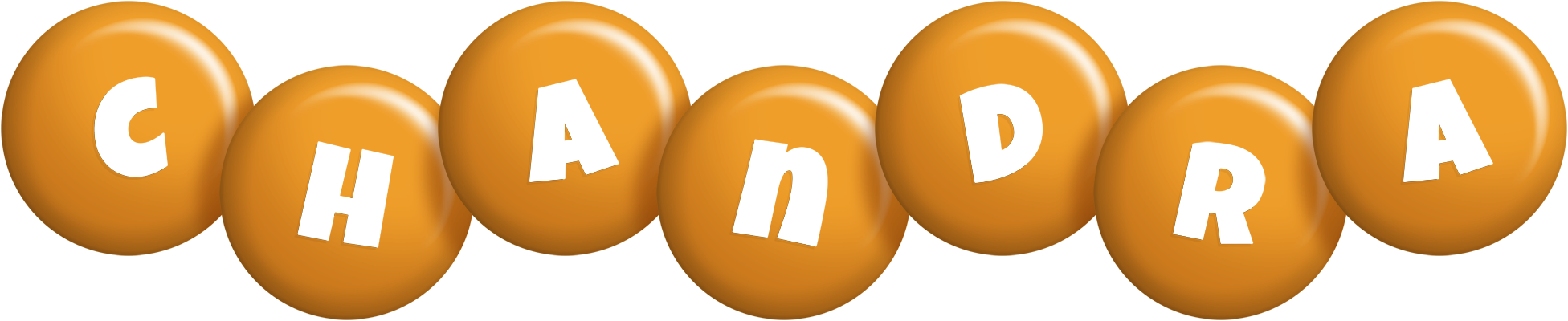 Chandra candy-orange logo