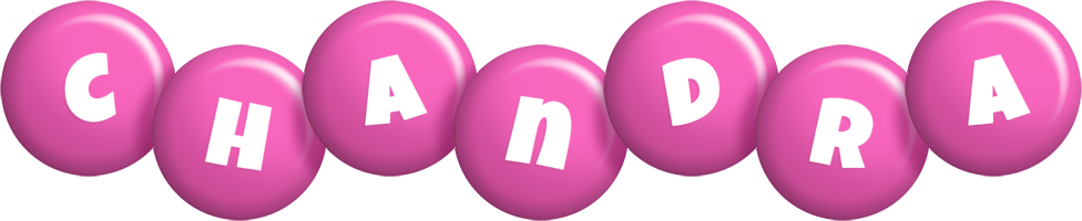 Chandra candy-pink logo