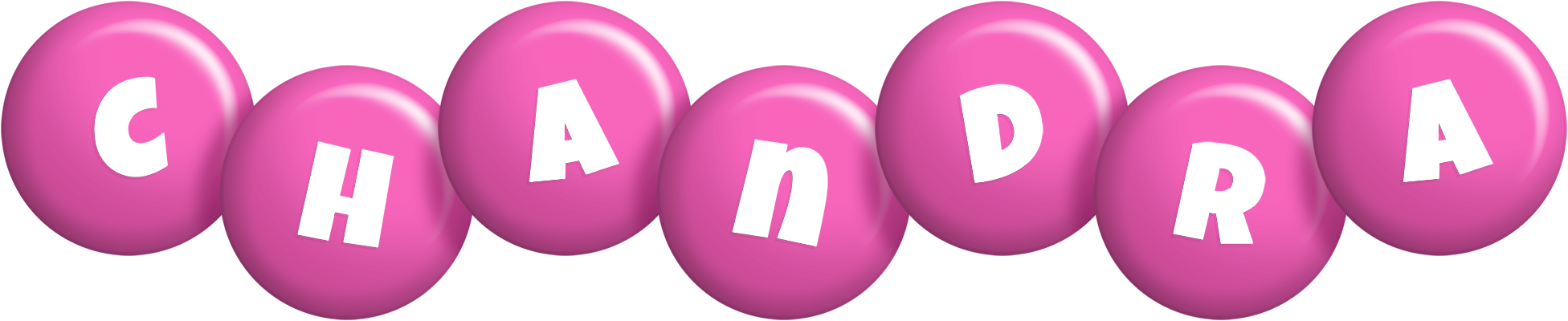 Chandra candy-pink logo