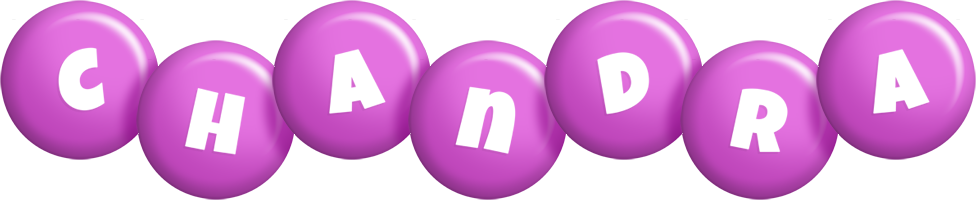 Chandra candy-purple logo