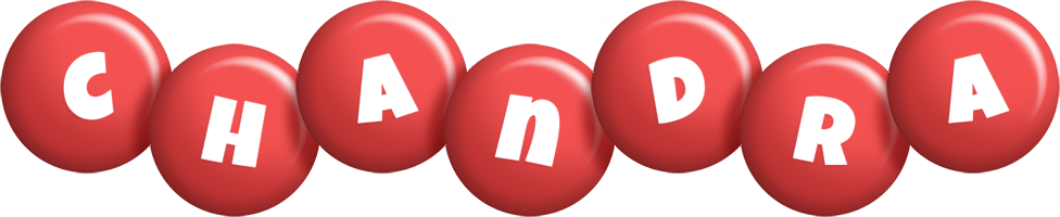 Chandra candy-red logo