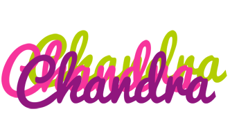 Chandra flowers logo