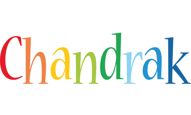 Chandrak birthday logo