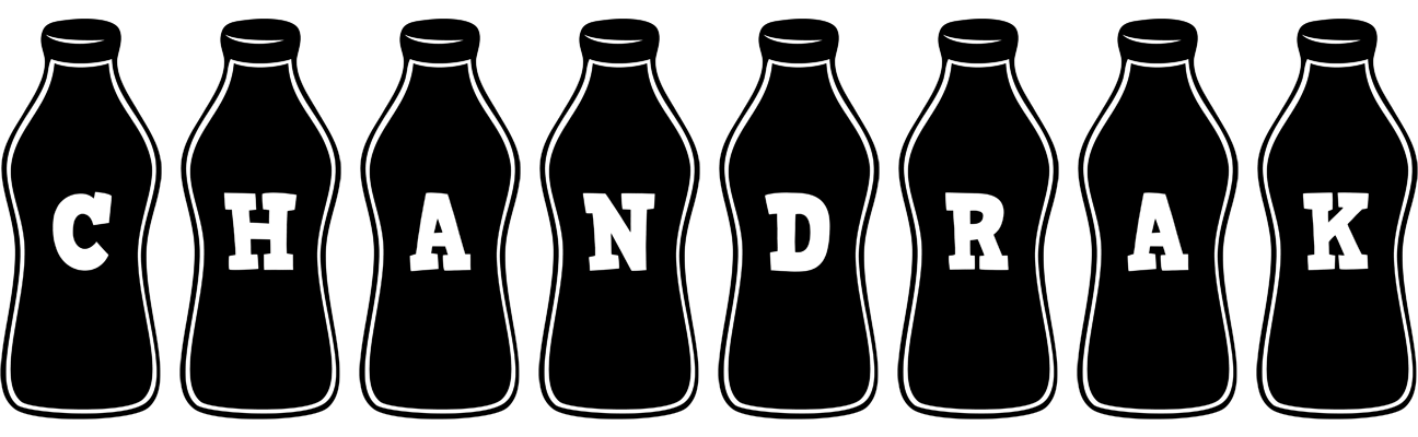 Chandrak bottle logo