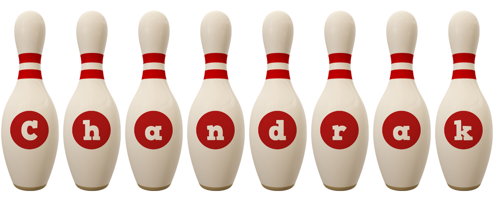 Chandrak bowling-pin logo