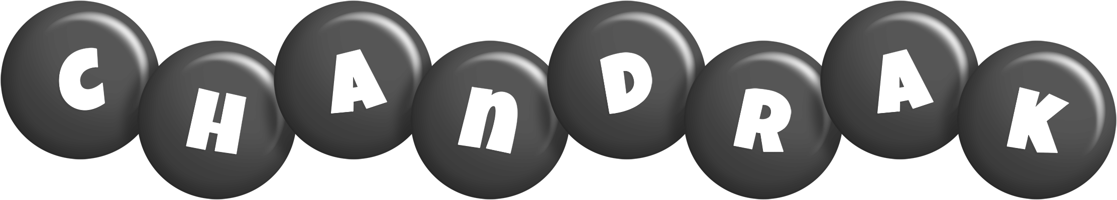 Chandrak candy-black logo