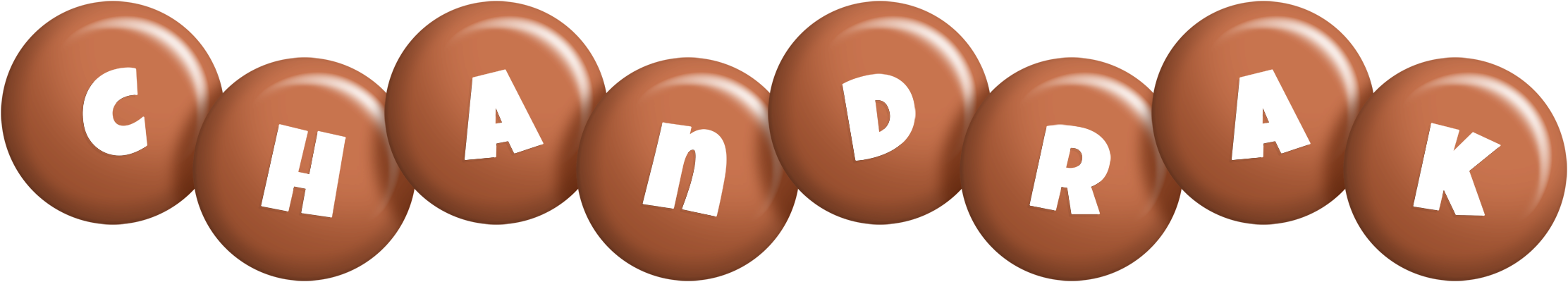 Chandrak candy-brown logo