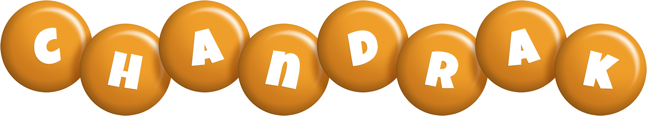 Chandrak candy-orange logo