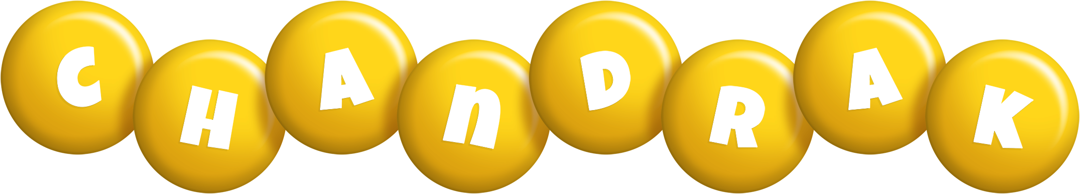 Chandrak candy-yellow logo