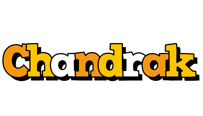Chandrak cartoon logo