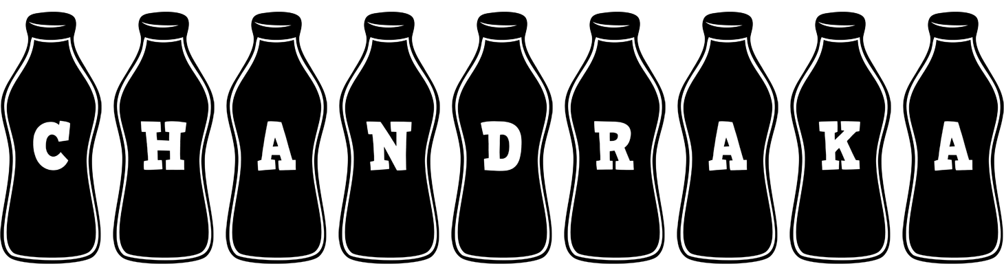 Chandraka bottle logo