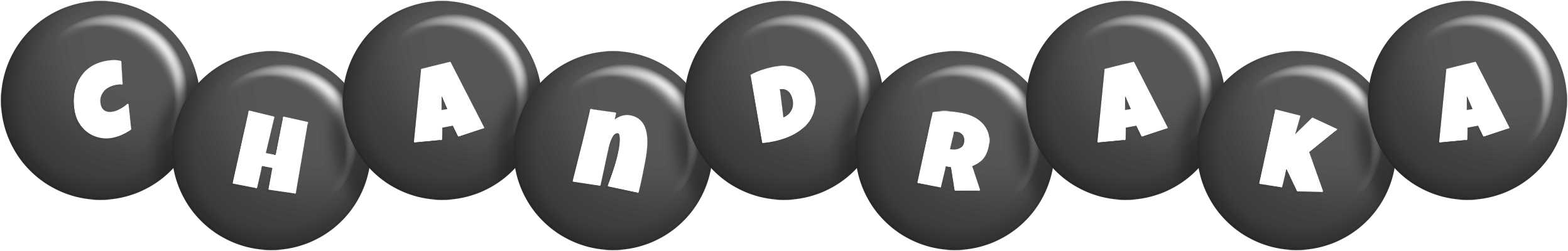 Chandraka candy-black logo