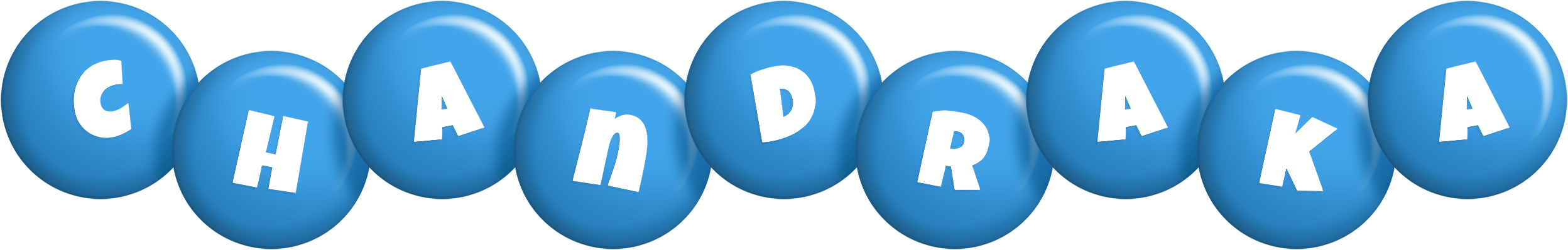 Chandraka candy-blue logo