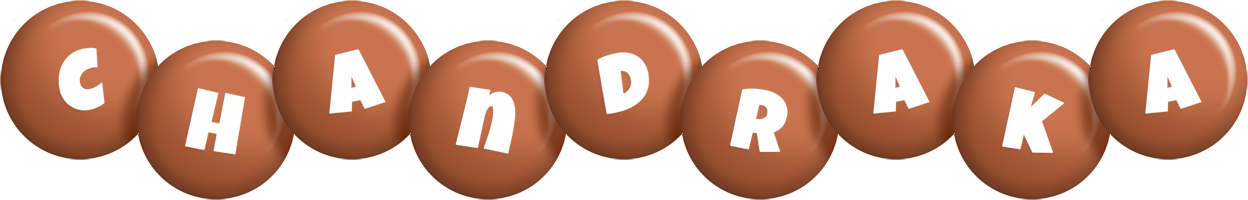 Chandraka candy-brown logo