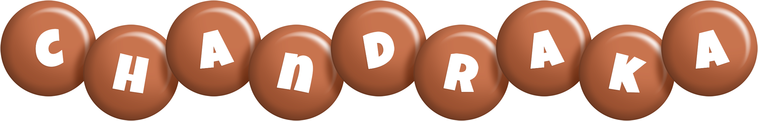 Chandraka candy-brown logo