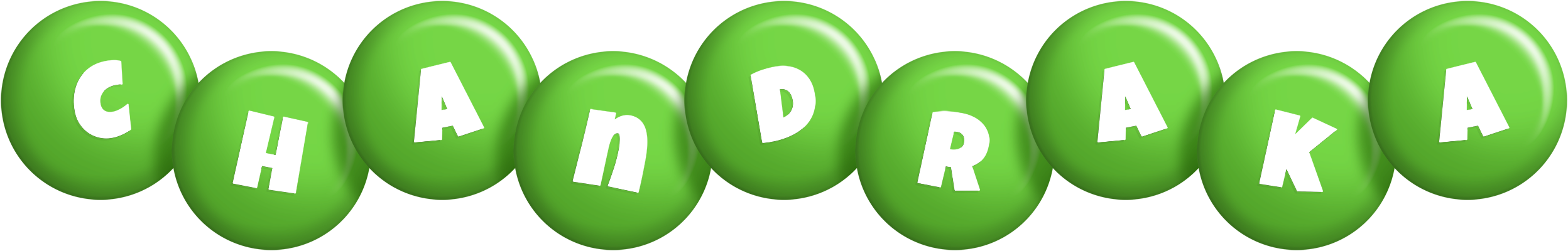 Chandraka candy-green logo