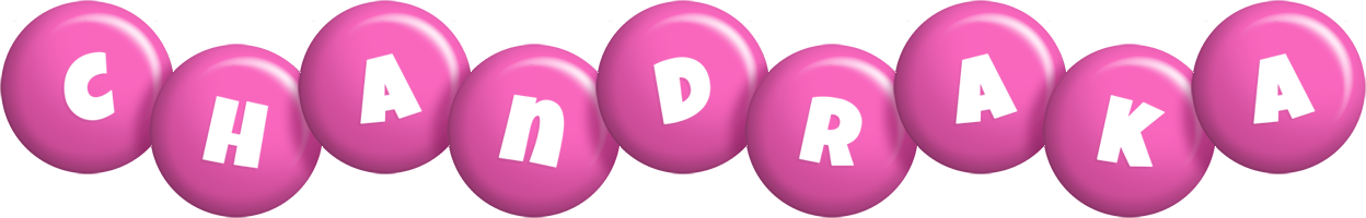 Chandraka candy-pink logo