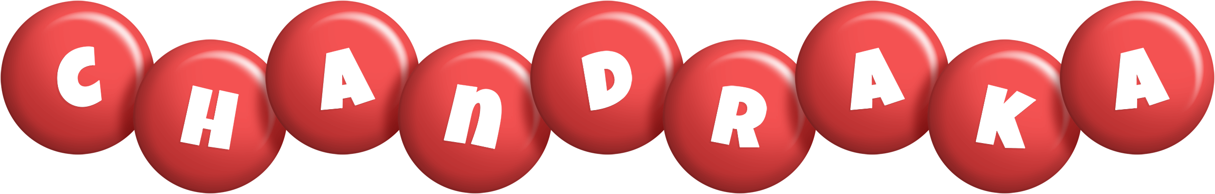 Chandraka candy-red logo