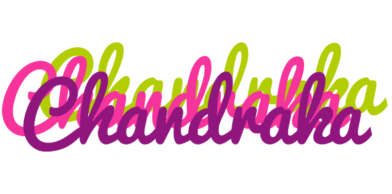 Chandraka flowers logo