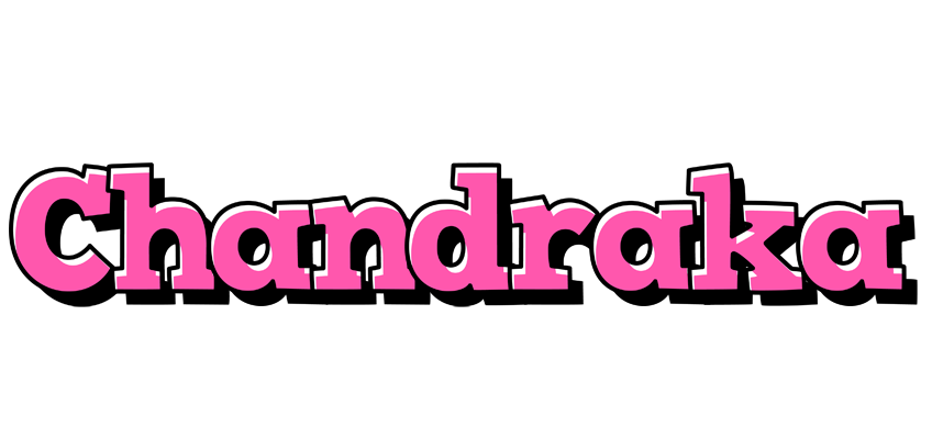 Chandraka girlish logo