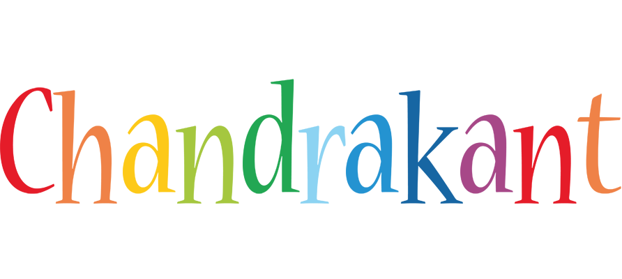 Chandrakant birthday logo