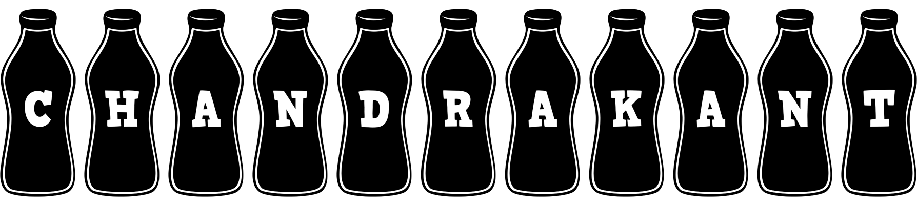 Chandrakant bottle logo