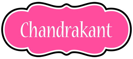 Chandrakant invitation logo