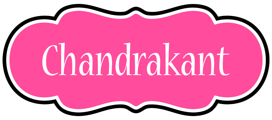 Chandrakant invitation logo