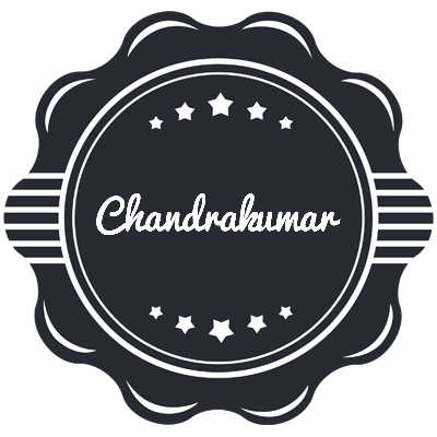 Chandrakumar badge logo