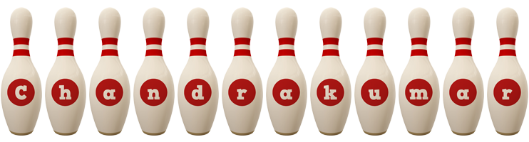 Chandrakumar bowling-pin logo