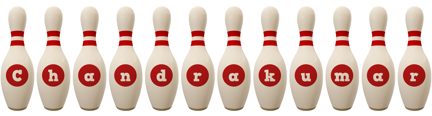 Chandrakumar bowling-pin logo