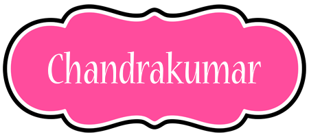 Chandrakumar invitation logo