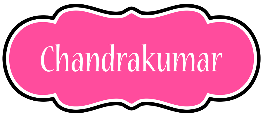 Chandrakumar invitation logo