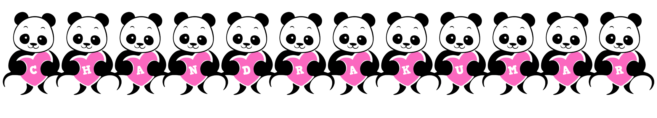 Chandrakumar love-panda logo