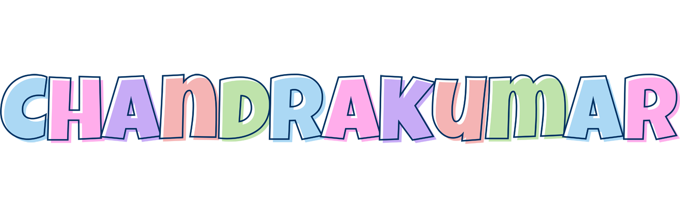 Chandrakumar pastel logo