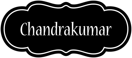 Chandrakumar welcome logo